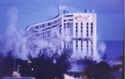 Imploding of Atlantik Beach Resort