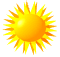 Mostly sunny